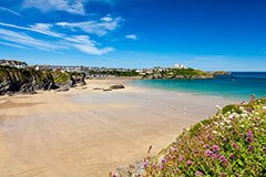 Great Western Beach in Newquay, Cornwall, England