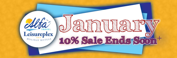 Alfa Travel - January 10% Sale