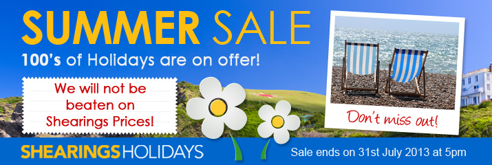 Shearings Summer Sale