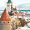 Old city of Tallinn (Estonia) in winter