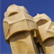 Chimneys on the roof of La Pedrera in Barcelona