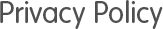 Privacy Policy