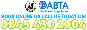 Book Online Or Call today 0845 430 2004