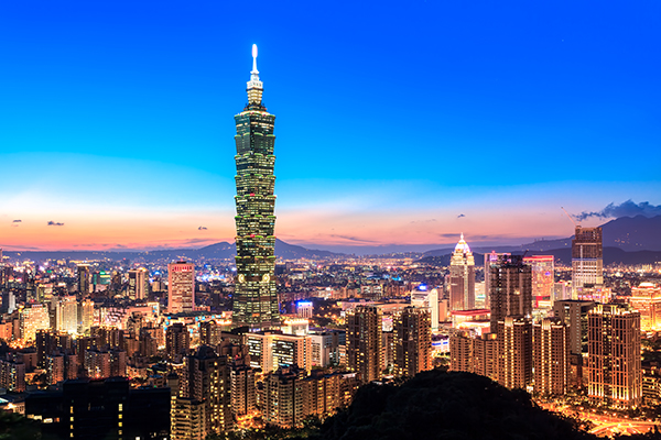 Taipei at night