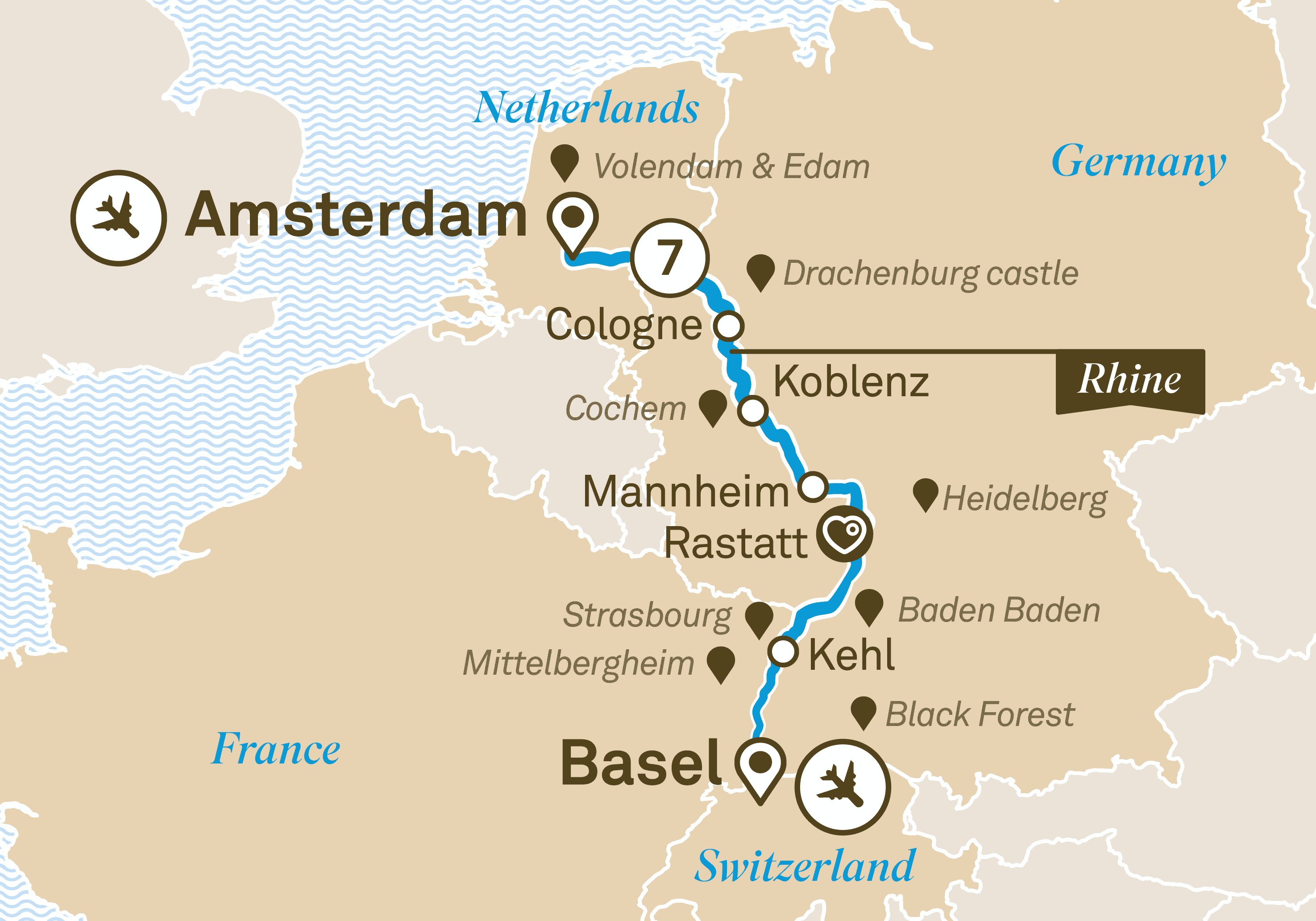 Rhine Highlights Scenic 2019 River Cruise