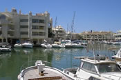 Benalmadena's modern marina