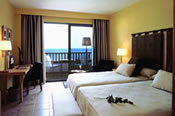 Bedroom at the Hesperia Lanzarote