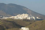 Mojacar in the distance