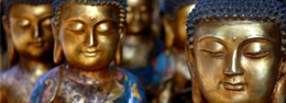 Figuras de Budas en distintos materiales