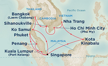 cruises singapore vietnam thailand malaysia